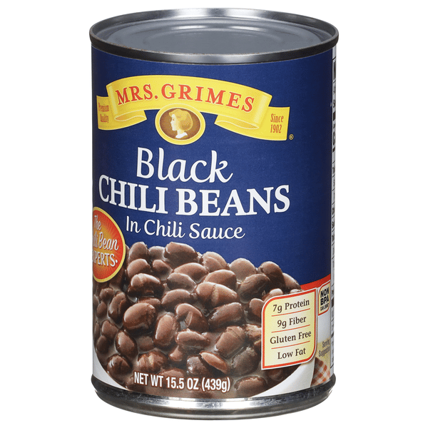 Mrs. Grimes Black Chili Beans in Chili Sauce | Hy-Vee Aisles