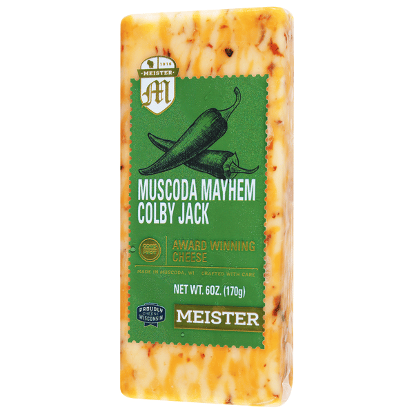 Meister Muscoda Mayhem Colby Jack Cheese 6 oz | Hy-Vee Aisles