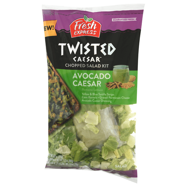 【美品】ジアン★Filets Verts★プレート　2枚（貫入なし） Fresh Express Twisted Caesar Chopped Salad Kit, Avocado Caesar