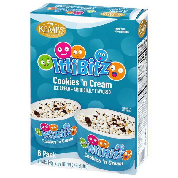 Kemps IttiBitz Cookies N Cream 6pk | Hy-Vee Aisles Online