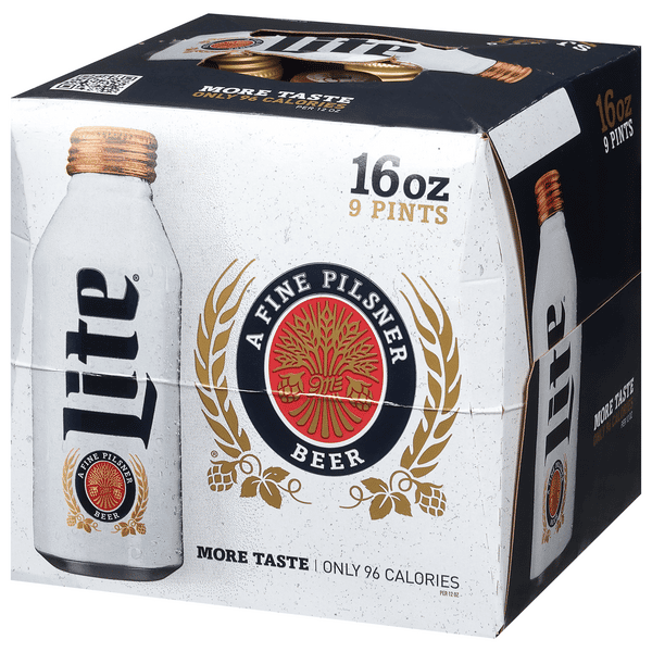 Miller Lite Beer 9Pk | Hy-Vee Aisles Online Grocery Shopping