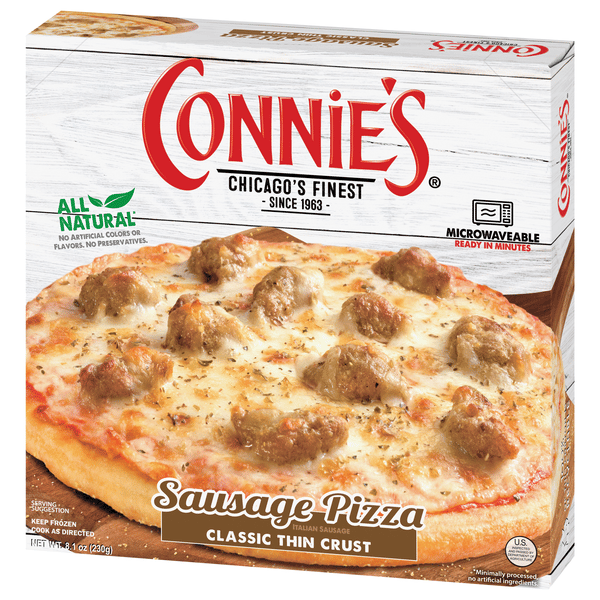 Connie's Pizza, Classic Thin Crust, Sausage | Hy-Vee Aisles Online