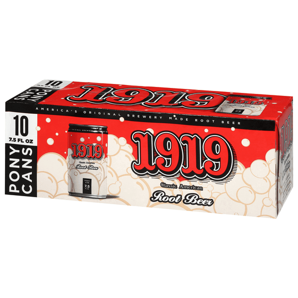 1919 Classic American Root Beer Mini Cans, 10 Pack | Hy-Vee Aisles