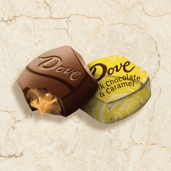DOVE オール５ミリ　セミドライ DOVE PROMISES Caramel and Milk Chocolate Candy | Hy-Vee Aisles