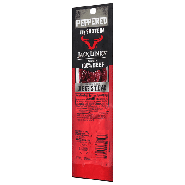 Jack Link's Beef Steak, Peppered | Hy-Vee Aisles Online Grocery