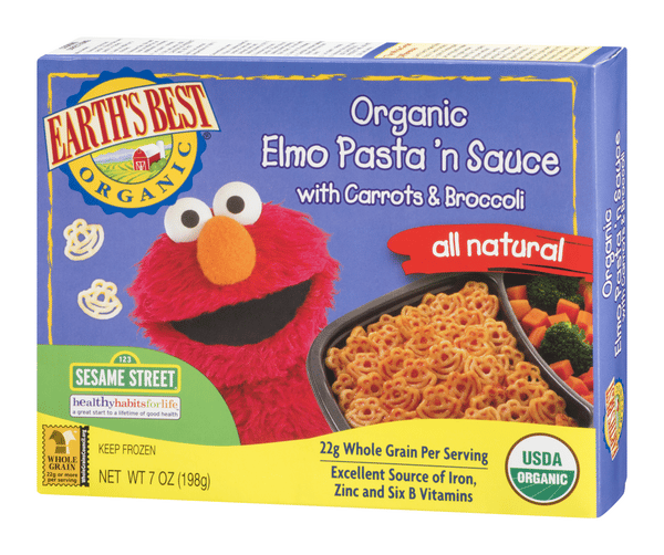 Earth's Best Organic Elmo Pasta 'n Sauce with Carrots & Broccoli