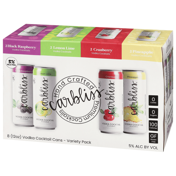 Carbliss Premium Cocktails Variety Pack, 8Pk | Hy-Vee Aisles