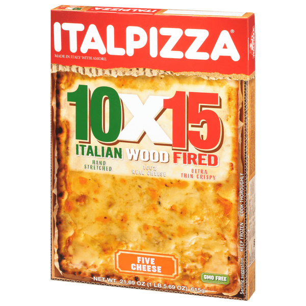 Italpizza Pizza, Five Cheese, 10X15, Italian Wood Fired | Hy-Vee
