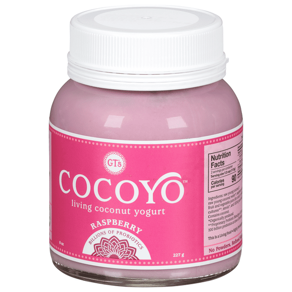 GT's CocoYo Living Coconut Yogurt, Raspberry | Hy-Vee Aisles