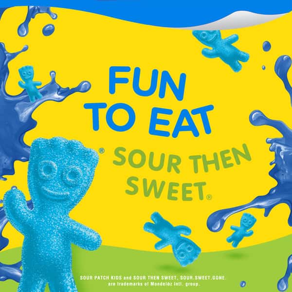 Snack Pack SOUR PATCH KIDS BLUE RASPBERRY Flavored Juicy Gels | Hy