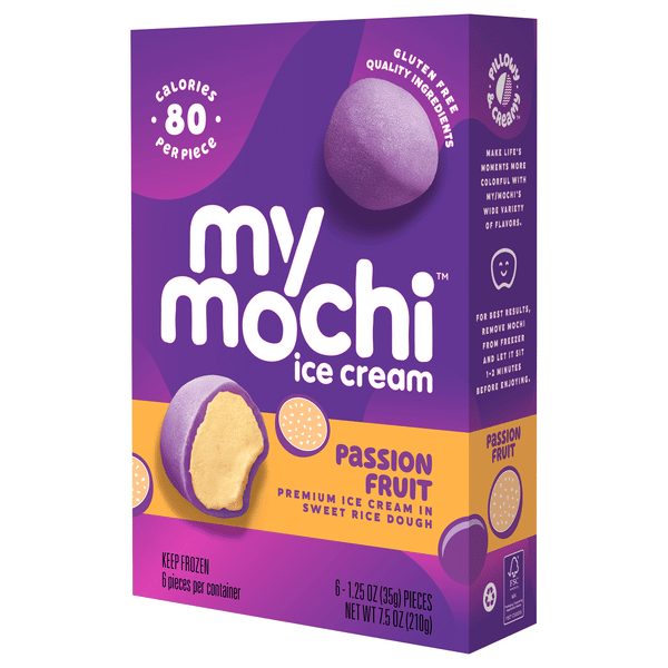 My/Mochi Passion Fruit Ice Cream 6 ea | Hy-Vee Aisles Online
