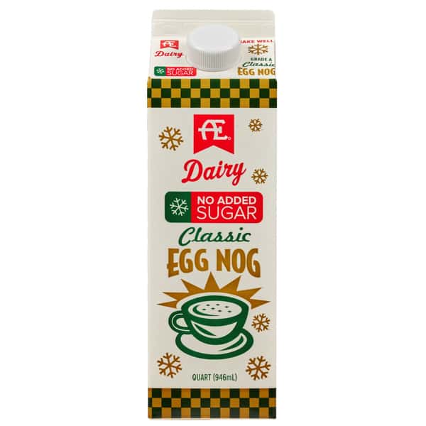 AE Dairy No Added Sugar Egg Nog | Hy-Vee Aisles Online Grocery
