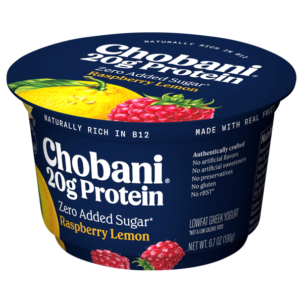 Chobani 20G Protein Raspberry Lemon Yogurt | Hy-Vee Aisles Online