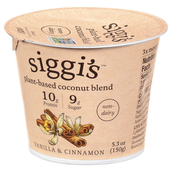 siggi's Plant-Based Coconut Blend, Vanilla Cinnamon, 5.3 oz | Hy
