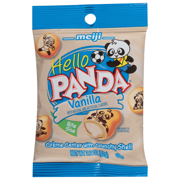 Meiji Hello Panda Vanilla Creme Center, Bite Size | Hy-Vee Aisles