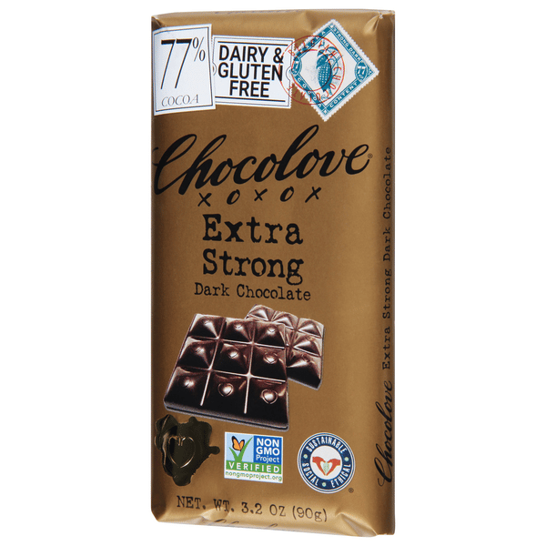 Chocolove Extra Strong Dark Chocolate 3.2 oz | Hy-Vee Aisles