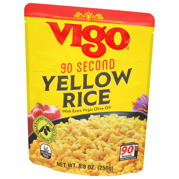 Vigo 90 Second Yellow Rice with Extra Virgin Olive Oil 8.8 oz | Hy