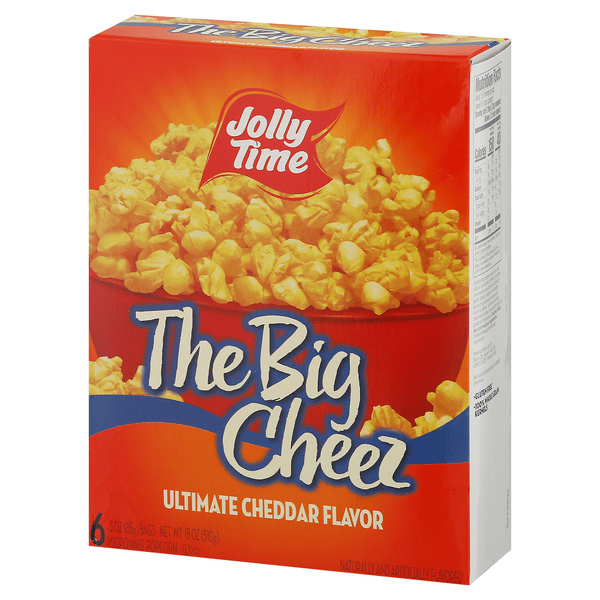 Jolly Time The Big Cheez Ultimate Cheddar Microwave Popcorn 6-3 Oz