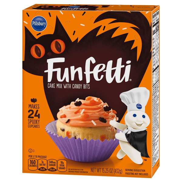 Pillsbury キャラクター全セット Pillsbury Funfetti Halloween Cake Mix With Candy Bits | Hy-Vee