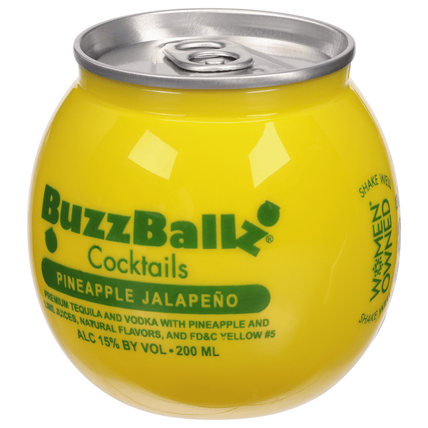 BuzzBallz Pineapple Jalapeno Cocktails 200 ml | Hy-Vee Aisles