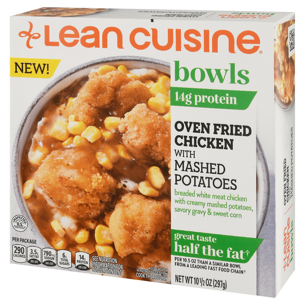 Lean Cuisine Bowls Oven Fried Chicken with Mashed Potatoes Frozen