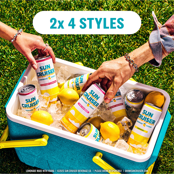 Sun Cruiser Lemonade Vodka, Variety Pack, 8Pk | Hy-Vee Aisles
