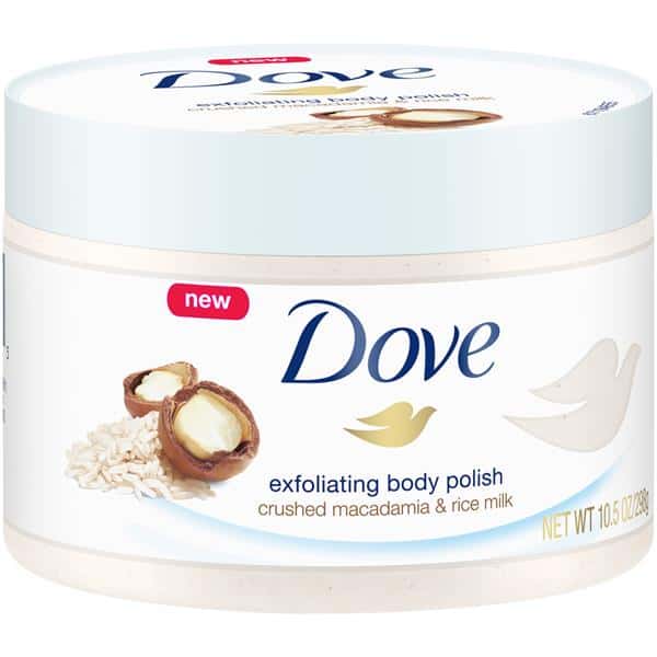 Dove Exfoliating Body Polish Crushed Macadamia & Rice Milk | Hy