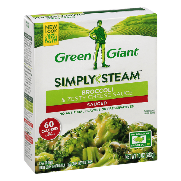 Green Giant Steamers Broccoli & Zesty Cheese Sauce | Hy-Vee Aisles