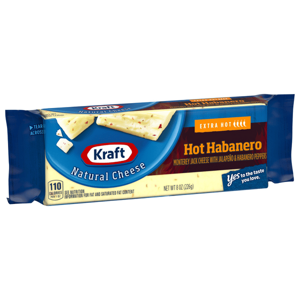 Kraft Natural Cheese Hot Habanero Monterey Jack Cheese | Hy-Vee
