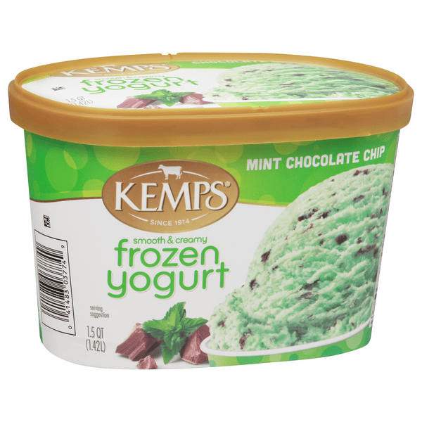 Kemps Low Fat Mint Chocolate Chip Frozen Yogurt | Hy-Vee Aisles