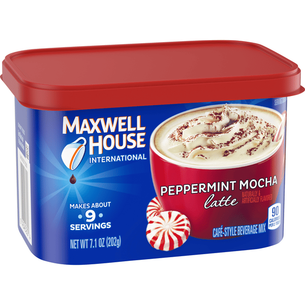 Maxwell House International Peppermint Mocha Latte Cafe Style