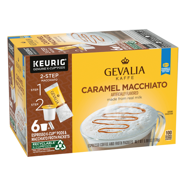 vanilla confusion✨2way カシミヤ100 ダブルフェイスM Amazon.com: Gevalia Frothy 2-Step Caramel Macchiato Espresso K-Cup