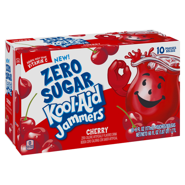 Kool-Aid Jammers Zero Sugar Cherry Flavored Drink 10PK | Hy-Vee