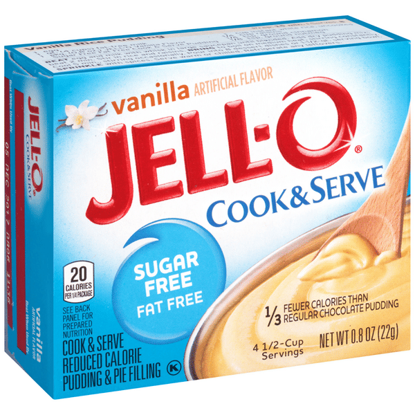 Jell-O Vanilla Sugar Free Fat Free Cook & Serve Pudding & Pie