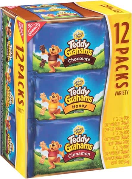 Nabisco Honey Maid Teddy Grahams Chocolate/Honey/Cinnamon Variety