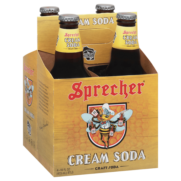 Sprecher Cream Soda 4 Pack | Hy-Vee Aisles Online Grocery Shopping