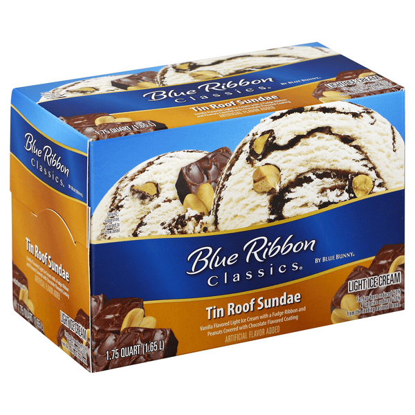 Blue Ribbon Classics Tin Roof Sundae Light Ice Cream | Hy-Vee