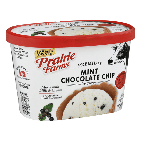 Prairie Farms Premium Ice Cream, Mint Chocolate Chip | Hy-Vee