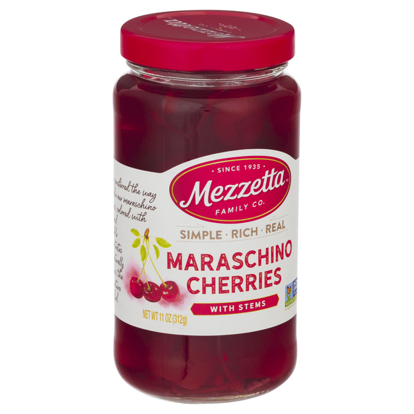 Mezzetta Maraschino Cherries With Stems | Hy-Vee Aisles Online