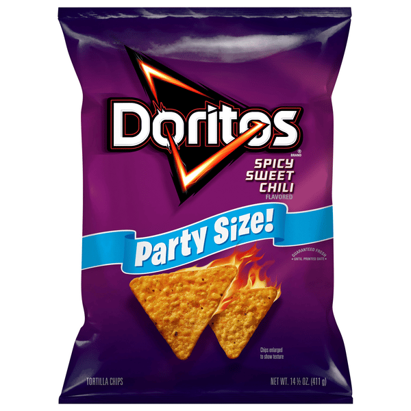 Doritos Spicy Sweet Chili Flavored Tortilla Chips Party Size | Hy