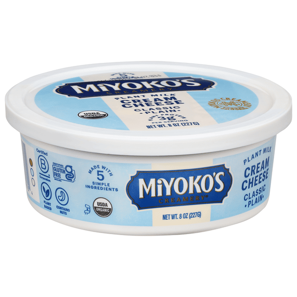 Miyokos Creamery Plainly Classic Vegan Cream Cheese | Hy-Vee