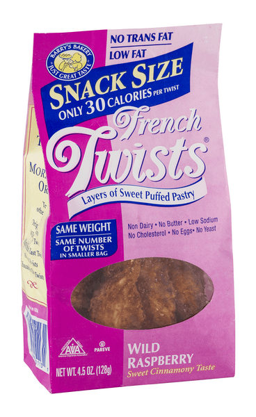 Fromバリ　ビーズバスケット3点セット Barry's Bakery French Twists Wild Raspberry | Hy-Vee Aisles Online