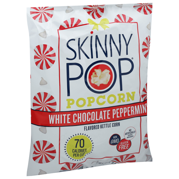 Skinny Pop White Chocolate Peppermint Popcorn | Hy-Vee Aisles