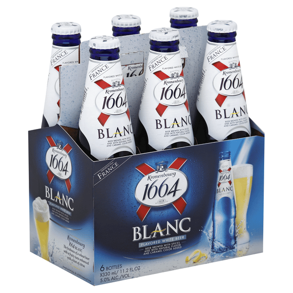 キョウ　ビ Kronenbourg 1664 Blanc Flavored White Beer 6Pk | Hy-Vee Aisles
