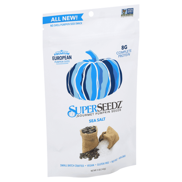 SuperSeedz Gourmet Pumpkin Seeds Sea Salt | Hy-Vee Aisles Online
