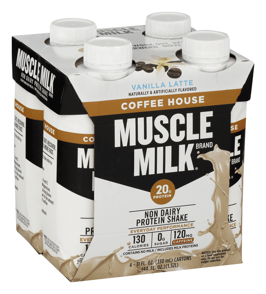 Muscle Milk Coffee House Vanilla Latte Non Dairy Protein Shake