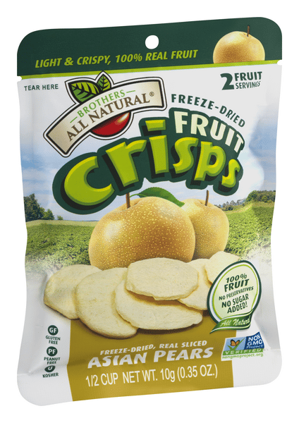 Brothers All Natural Freeze-Dried Fruit Crisps Asian Pears | Hy