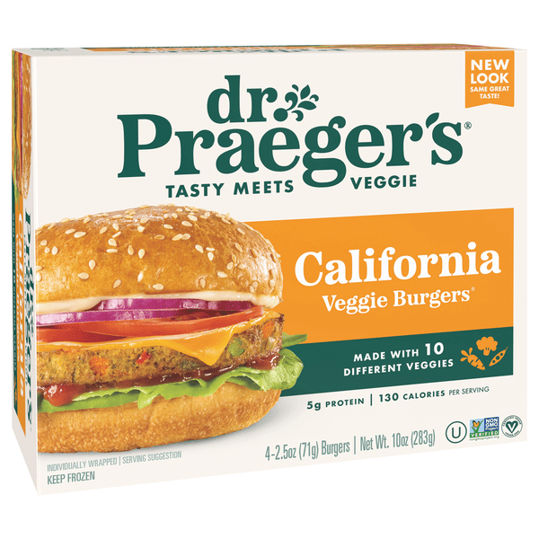 Dr. Praeger's California Veggie Burgers - 4 CT | Hy-Vee Aisles