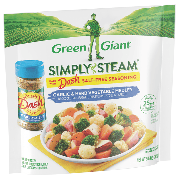 ヤザシン　ページ Green Giant Simply Steam Garlic & Herb Vegetable Medley, Frozen
