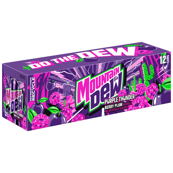 Agave / Purple thunder 紫電 Mtn Dew Purple Thunder, 12Pk | Hy-Vee Aisles Online Grocery Shopping